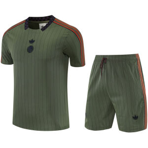 Mens Bayern Munich Short Training Suit Green 2025/26-jerseyio Mens Bayern Munich Short Training Suit Green 2025/26-jerseyio