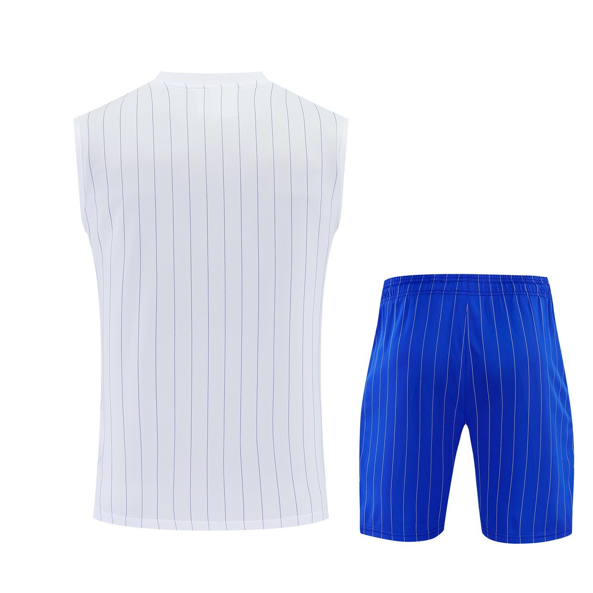 Mens Chelsea Singlet Suit White 2025/26 Mens Chelsea Singlet Suit White 2025/26 rear view of shirt and shorts