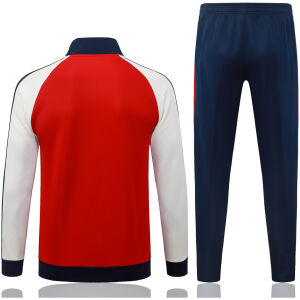 Mens Arsenal Red-White Jacket + Pants Training Suit 2026/27