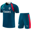 Mens Portugal Short Training Suit Green 2026-jerseyio