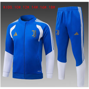Kids Juventus Blue Jacket + Pants Training Suit 2026/27