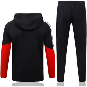 Mens Germany Black Hoodie Jacket + Pants Training Suit 2026
