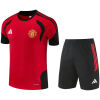 Mens Manchester United Short Training Suit Red 2026/27-jerseyio