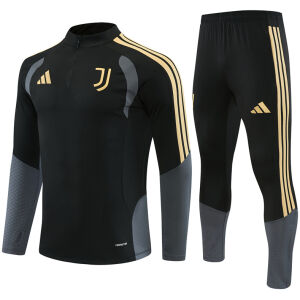 Mens Juventus Black Training Suit 2026/27