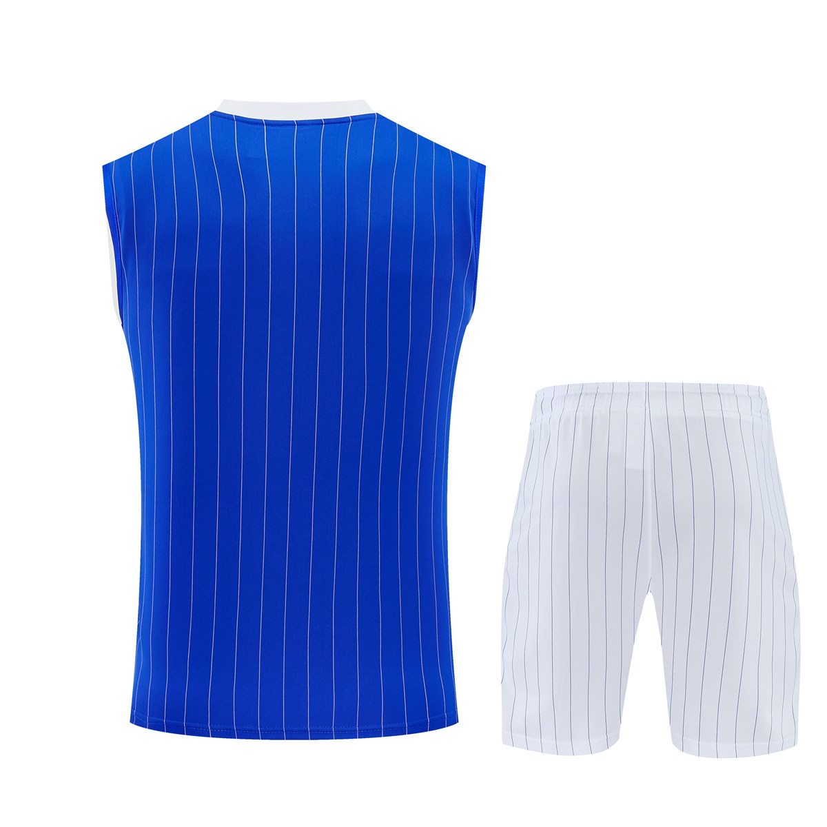 Mens Chelsea Singlet Suit Blue 2025/26 Mens Chelsea Singlet Suit Blue 2025/26 rear view of shirt and shorts