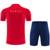 Mens Barcelona Short Training Suit Red 2026/27-jerseyio