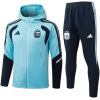 Mens Argentina Blue Hoodie Jacket + Pants Training Suit 2026