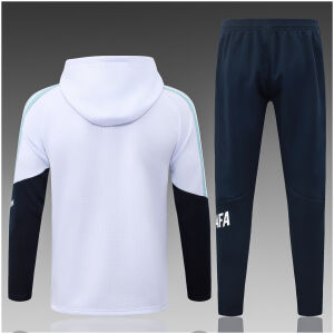 Kids Argentina White Hoodie Jacket + Pants Training Suit 2026