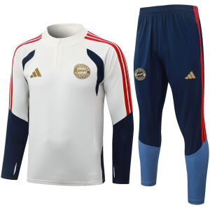 Mens Bayern Munich Cream – Royal Training Suit 2026/27 Mens Bayern Munich Cream – Royal Training Suit 2026/27