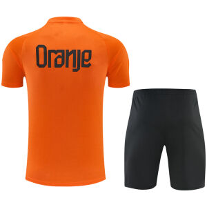 Mens Netherlands Short Training Suit Orange 2026-jerseyio