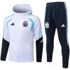 Mens Argentina White Hoodie Jacket + Pants Training Suit 2026