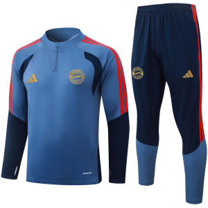Mens Bayern Munich Steel Blue Training Suit 2026/27 Mens Bayern Munich Steel Blue Training Suit 2026/27