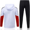 Mens Germany White Hoodie Jacket + Pants Training Suit 2026