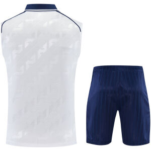 Mens Real Madrid White Singlet Suit 2026/27
