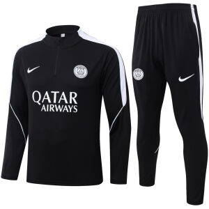 Mens PSG Training Suit Black 2026/27-jerseyio