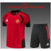Kids Manchester United Short Training Suit Red 2026/27-jerseyio