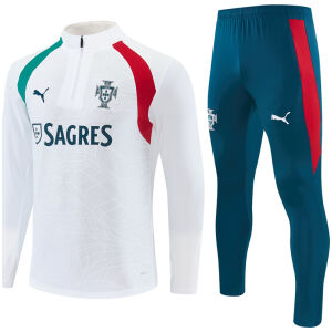 Mens Portugal Training Suit White 2026-jerseyio