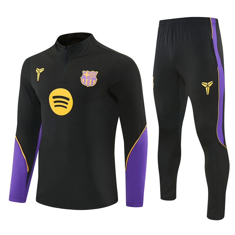 Mens Barcelona Training Suit Black 2026/27 Mens Barcelona Training Suit Black 2026/27