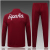 Kids Spain Jacket + Pants Training Suit Burgundy 2026-jerseyio
