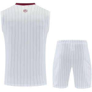 Mens Arsenal Singlet Suit White 2025/26-jerseyio