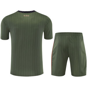 Mens Bayern Munich Short Training Suit Green 2025/26-jerseyio