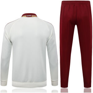 Mens Spain Jacket + Pants Training Suit Beige 2026-jerseyio