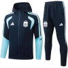 Mens Argentina Hoodie Jacket + Pants Training Suit Navy 2026-jerseyio