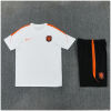 Kids Netherlands Short Training Suit White 2026-jerseyio