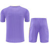 Mens Manchester United Short Training Suit Purple 2025/26-jerseyio
