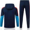 Mens Spain Navy Hoodie Jacket + Pants Training Suit 2026