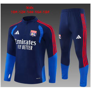 Kids Olympique Lyonnais Royal Training Suit 2026/27