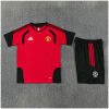 Kids Manchester United Short Training Suit Red 2026/27-jerseyio