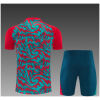 Kids Portugal Short Training Suit Red Pattern 2026-jerseyio