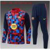 Kids Barcelona Training Suit Red – Blue 2026/27-jerseyio