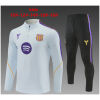 Kids Barcelona Training Suit Light Grey 2026/27-jerseyio