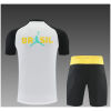 Kids Brazil Short Training Suit Jordan White 2026-jerseyio