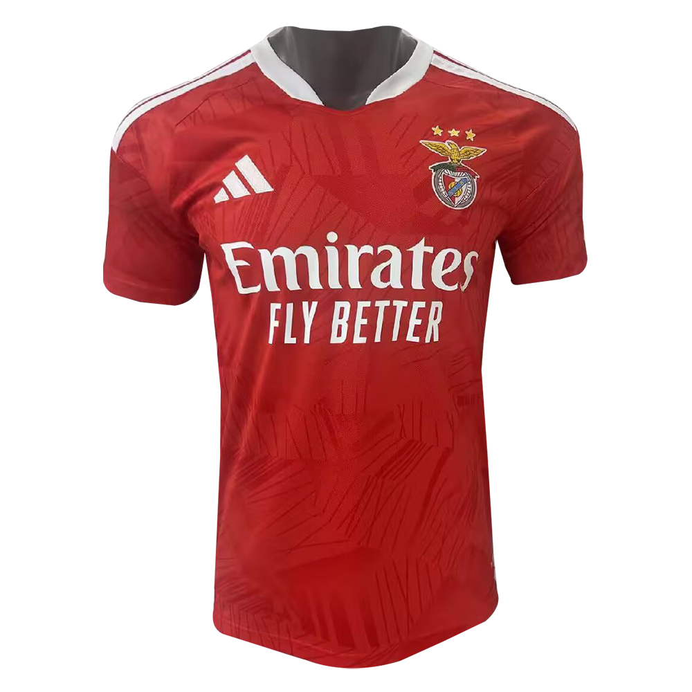 Mens Benfica Home Jersey 2026/27 Mens Benfica Home Jersey 2026/27 front view in red with geometric graphics