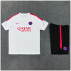 Kids PSG Short Training Suit White 2026/27-jerseyio