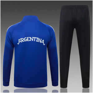 Kids Argentina Jacket + Pants Training Suit Blue 2026-jerseyio