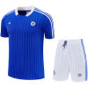 Mens Chelsea Short Training Suit Blue 2025/26-jerseyio