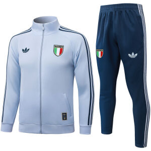 Mens Germany Light Blue Jacket + Pants Training Suit 2026 Mens Germany Light Blue Jacket + Pants Training Suit 2026