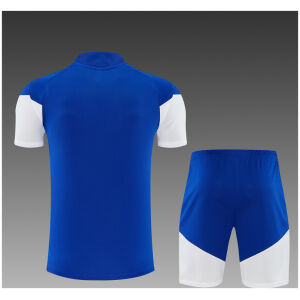 Kids Juventus Short Training Suit Blue 2026/27-jerseyio