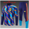 Kids Spain Training Suit Blue 2026-jerseyio