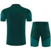 Mens Real Madrid Short Training Suit Dark Green 2026/27-jerseyio