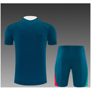 Kids Portugal Short Training Suit Green 2026-jerseyio