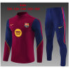 Kids Barcelona Training Suit Burgundy 2026/27-jerseyio