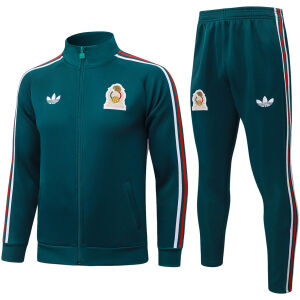 Mens Mexico Dark Green Jacket + Pants Training Suit 2026 Mens Mexico Dark Green Jacket + Pants Training Suit 2026