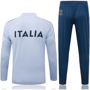Mens Italy Light Blue Training Suit 2026
