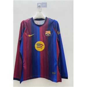 Mens Barcelona Home Long Sleeve Jersey 2026/27