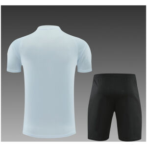 Kids Barcelona Short Light Grey Training Suit 2026/27